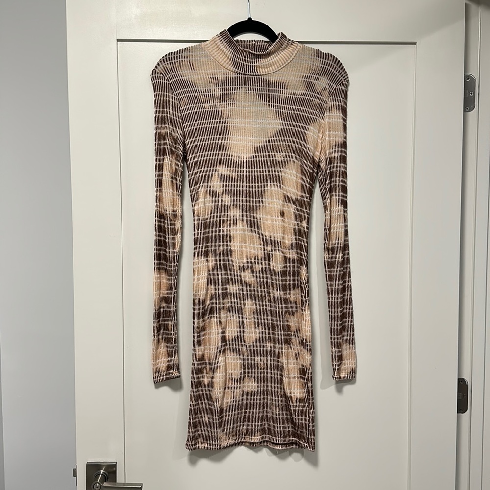 NWT mock neck ribbed bodycon dress from Lulus